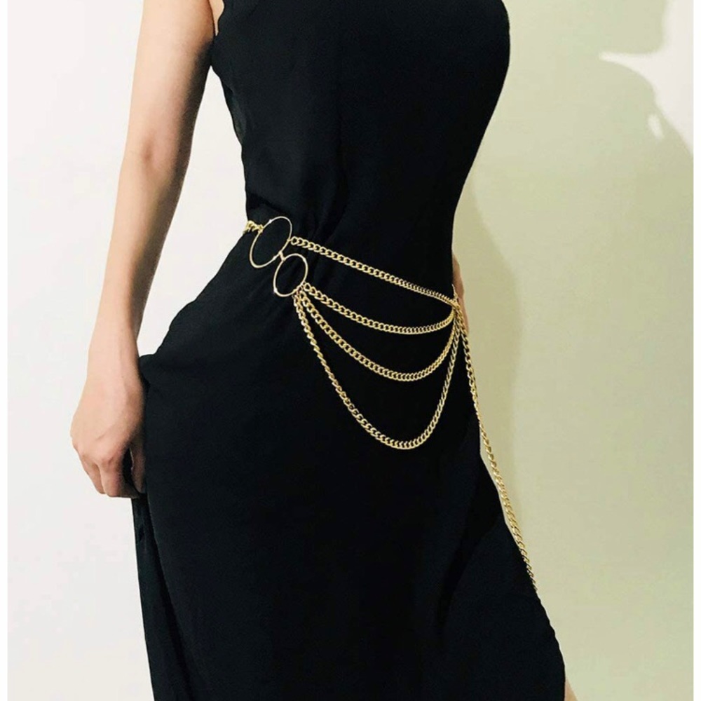 🌻NEW🌻Bohemain Layered Waist Chain Gold Body Belt